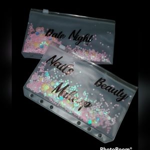 A6 2 cash envelopes with labels